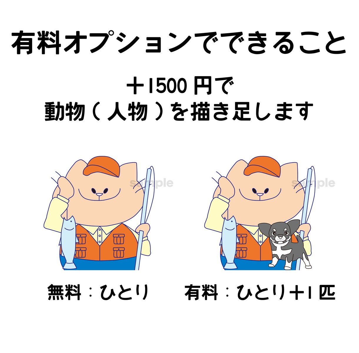 猫専門のイラストレーターがあなたを擬猫化します 商用利用◎服、持ち物、アイテム、ポーズ指定、いくつでも無料！ イメージ6