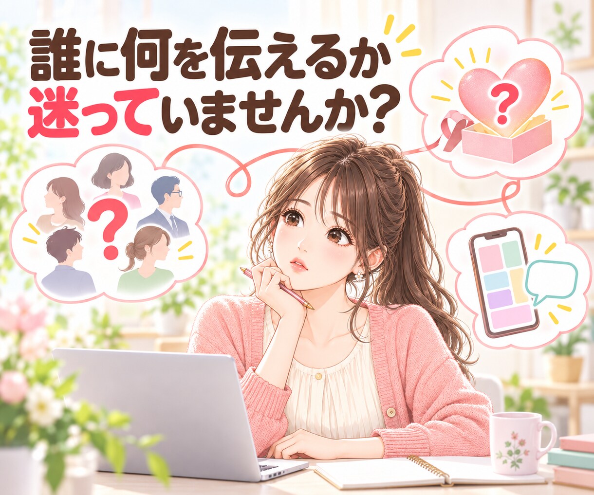 あなたのサービス、誰に届けたいか一緒に整理します 初心者さん向けに、お客様像・悩み・伝え方をやさしく言語化♡ イメージ3