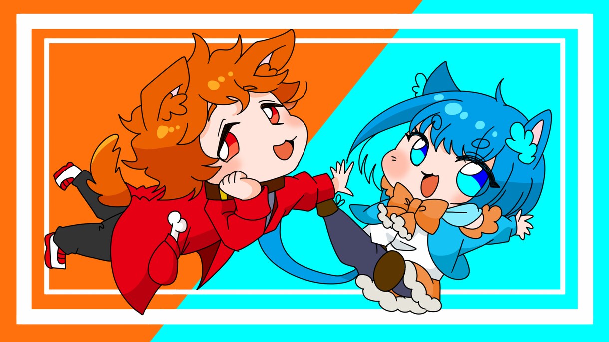可愛いデフォルメのアニメ風イラスト描きます 使用用途自由！ブログや動画編集用イラストにもどうぞ♡ イメージ5