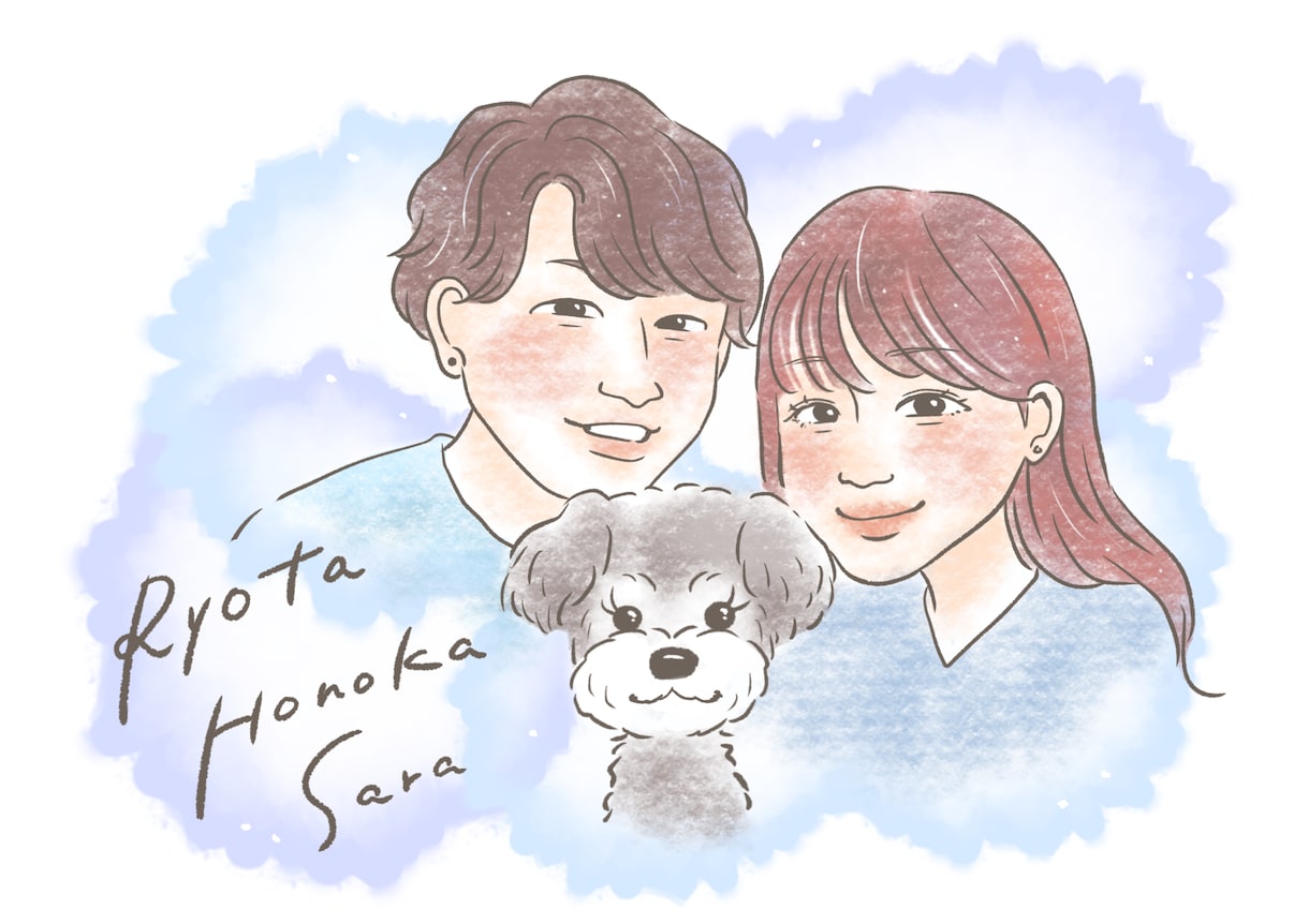 お写真から心温まる似顔絵をお描きします ふんわり優しい色鉛筆タッチ♡大切な日に心に残る贈り物 イメージ6