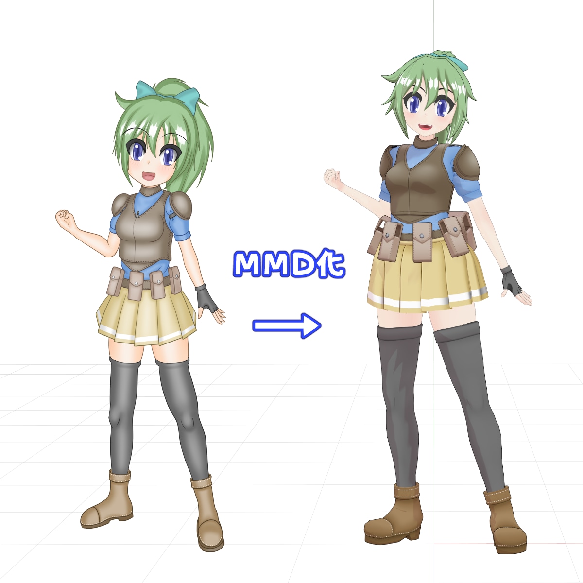 フルスクラッチ3Dキャラクターを制作します Vtuber等で使用できる3Dキャラクター制作 イメージ10