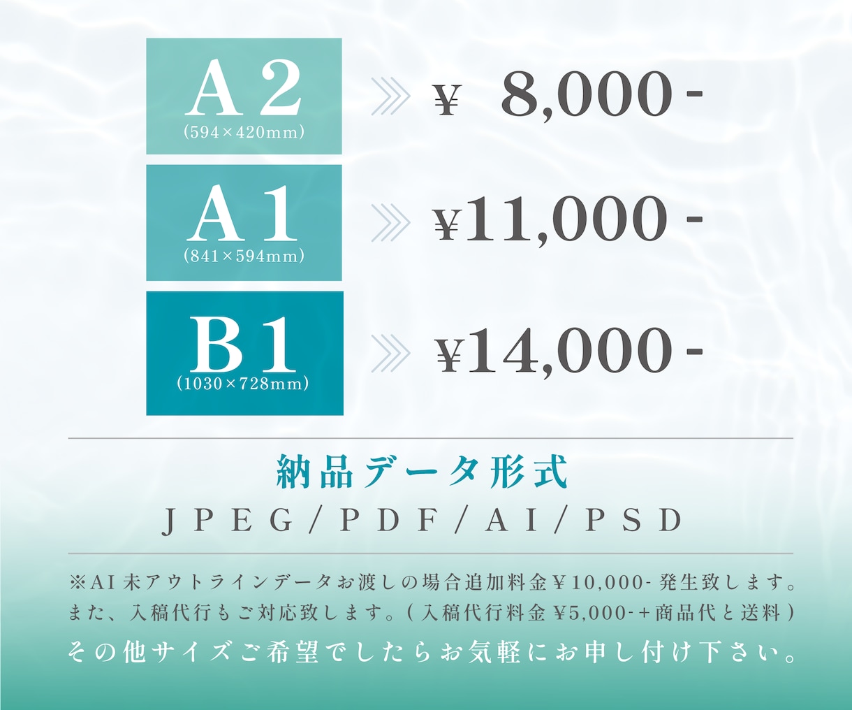 効果的に魅せるポスターお作りいたします 初めての方でもしっかりサポートいたします。 イメージ3