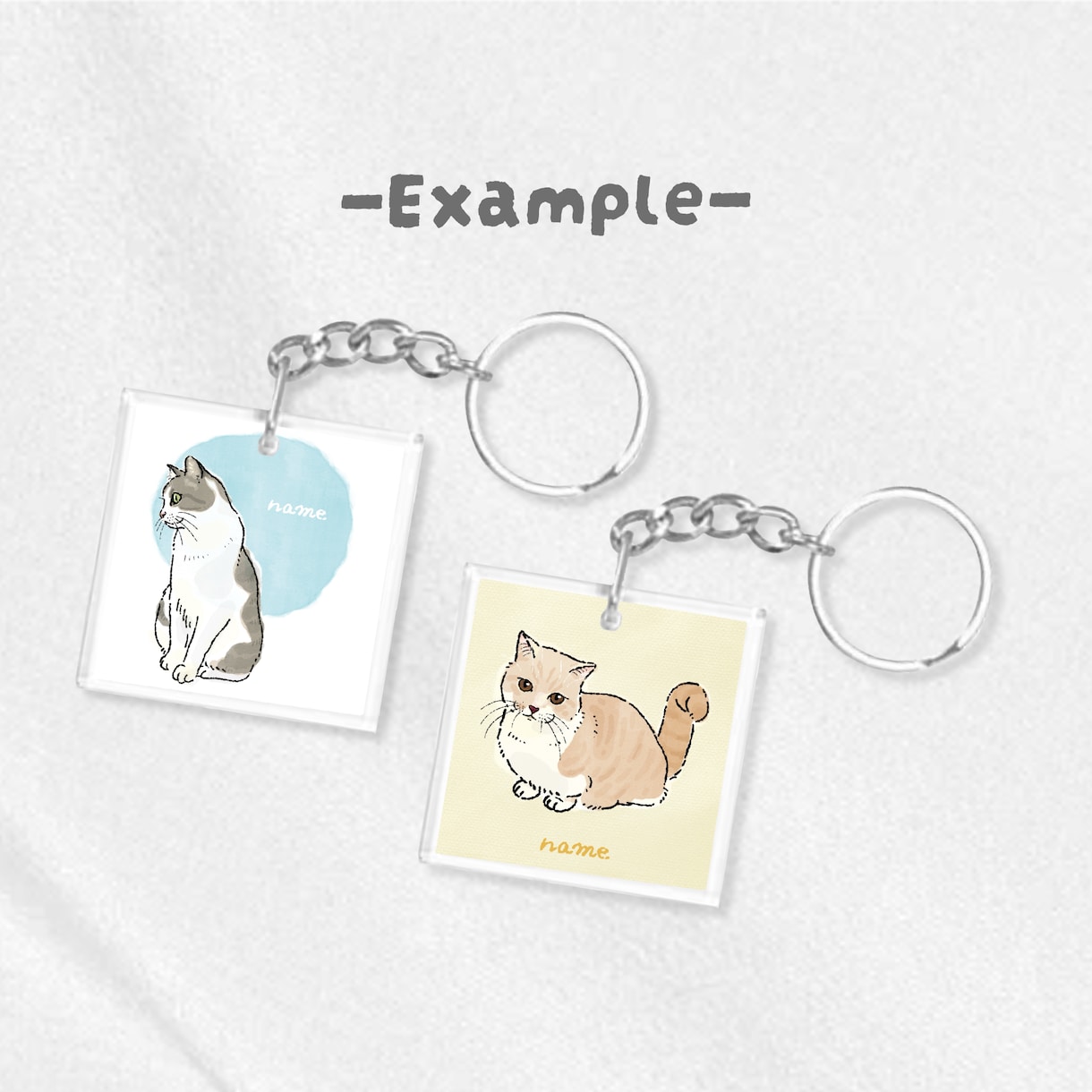 ねこちゃん似顔絵イラストお描きします うちの子グッズや贈り物、アイコンや名刺などに♪ イメージ6