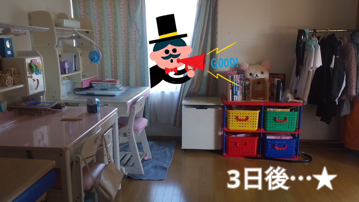 1ヶ月間毎日、あなたのお片付けに併走します 1日1通ずつ目標共有や作業報告、プチお片付け相談できます！ イメージ3