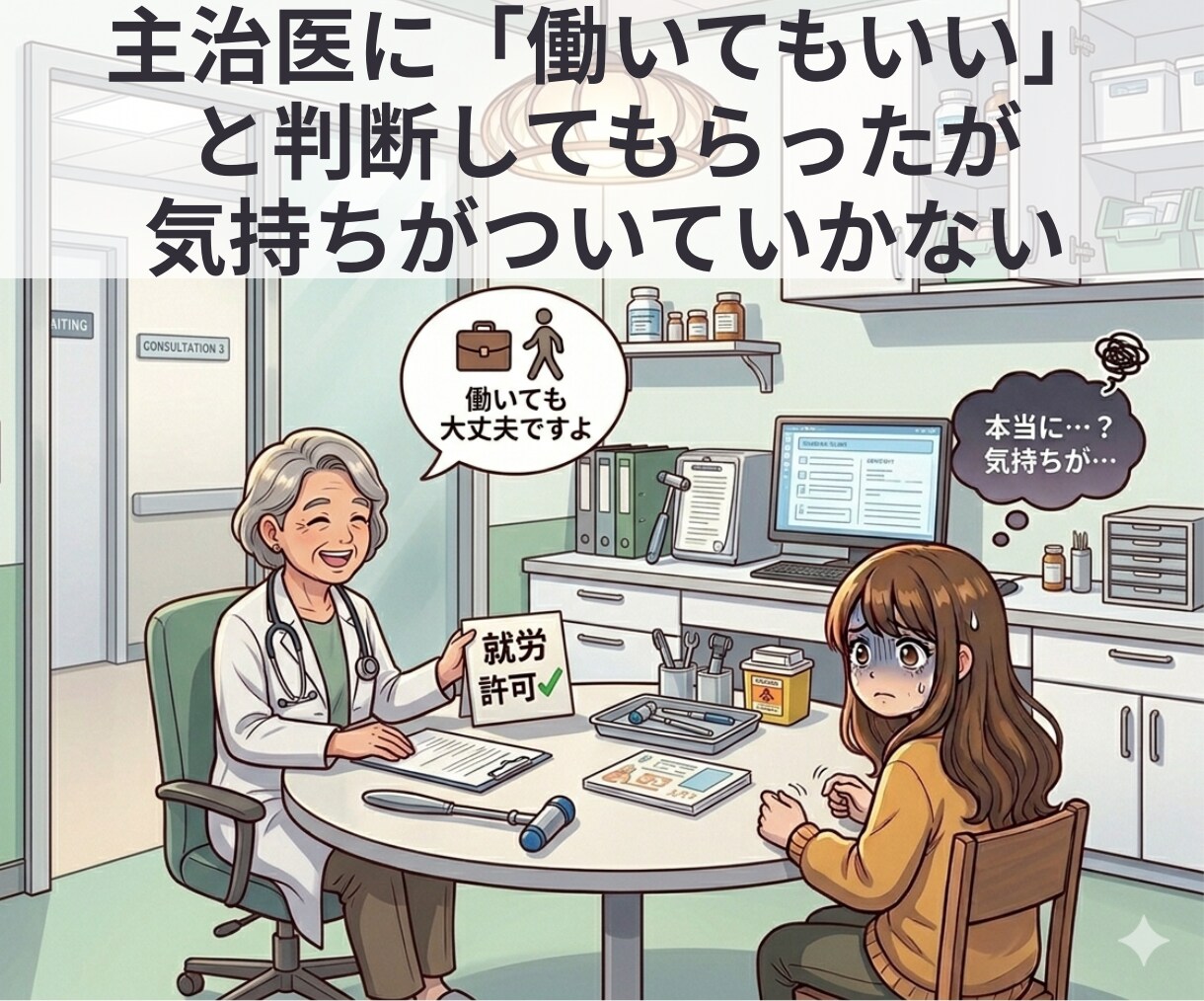 公認心理師が休職中の不安と今後の相談にのります 復職？転職？回復してきたけど次の一歩が怖い方の相談室 イメージ6