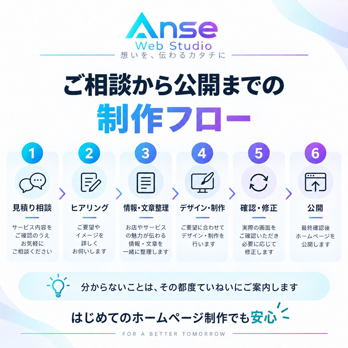 SNSで発信するお店の公式HPを制作しますます 散らばった情報を整理し初めての方にも伝わるHPへ イメージ6