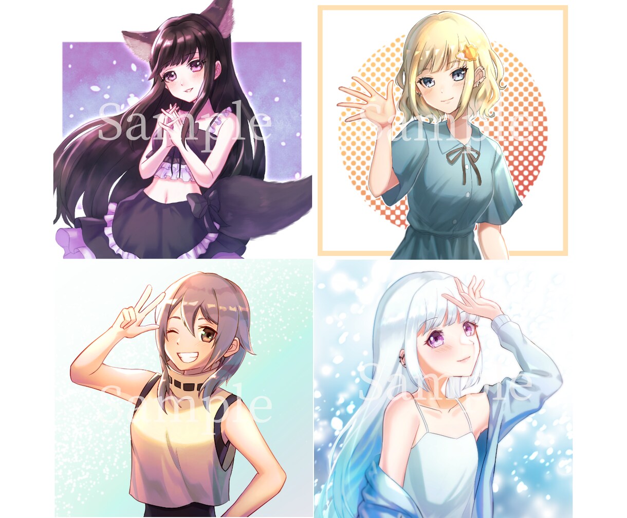 6月まで期間限定！アイコンを格安で作成します 目を引くキラキラとしたアイコンが欲しい方へ！ イメージ3