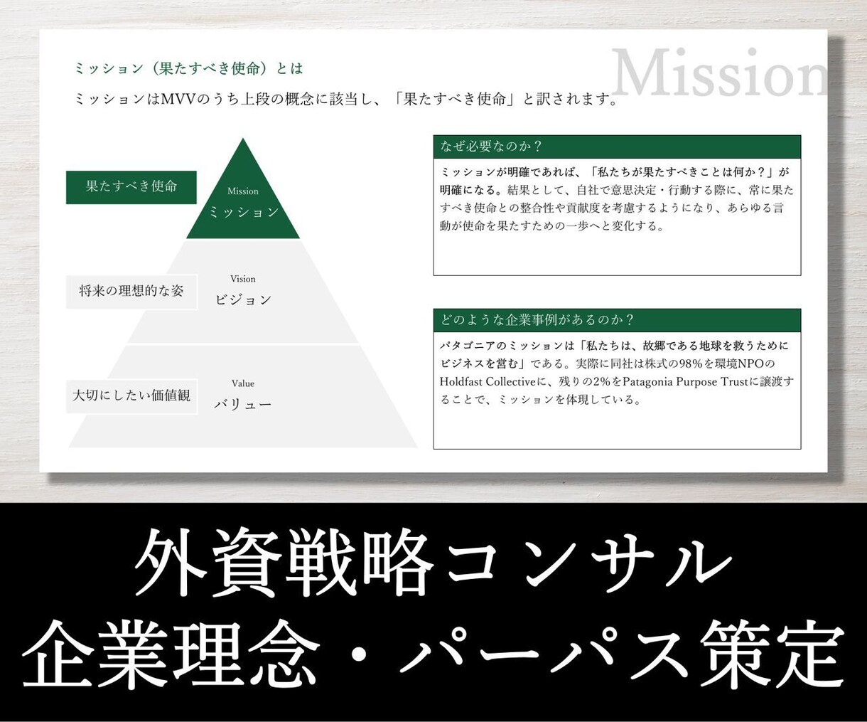 戦略コンサルが経営理念やパーパスを一緒に考えます 90分×3回／新規出品のため実績10件まで半額適用中！ イメージ3