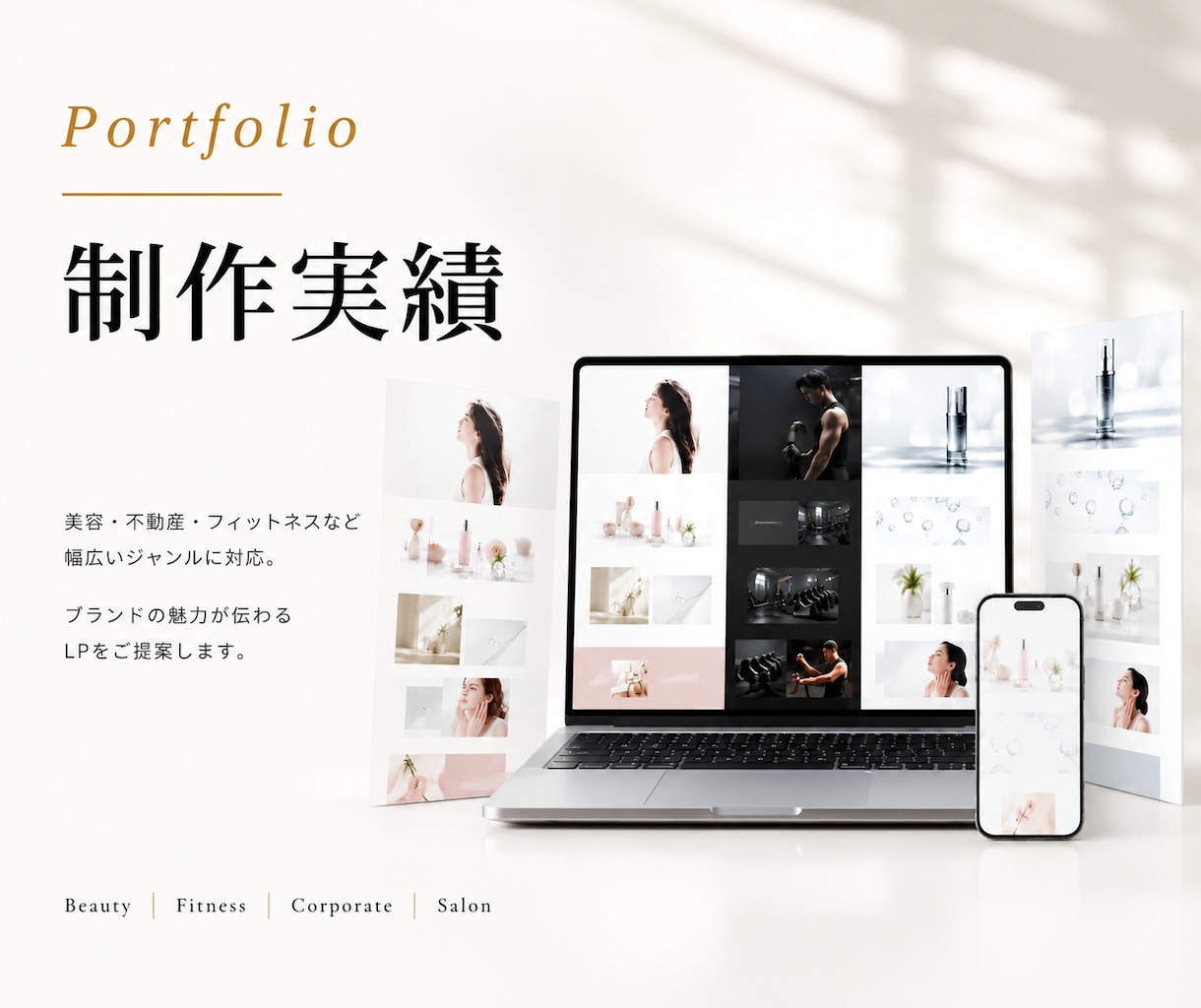女性向けの魅力が伝わるLPを丁寧に制作します 構成・文章からお任せOK！スマホ対応も込みです イメージ2
