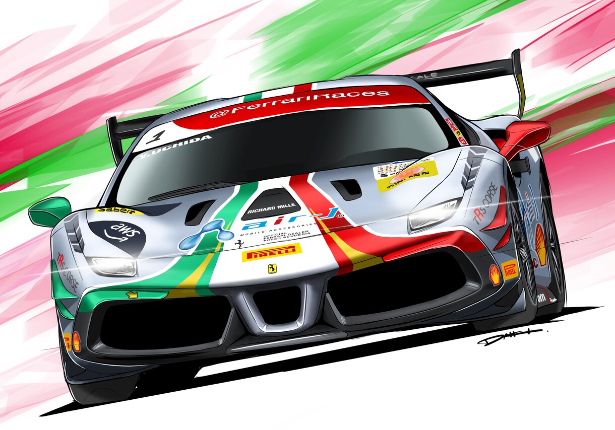 高クオリティの車のイラストを作成いたします 元自動車デザイナーが丁寧に描かせていただきます！ イメージ1