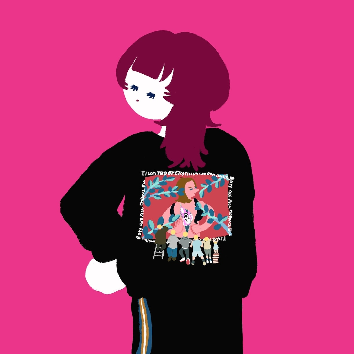 ポップでキュートな被らないアイコン描きます あなたの似顔絵アイコンにしませんか？ イメージ5