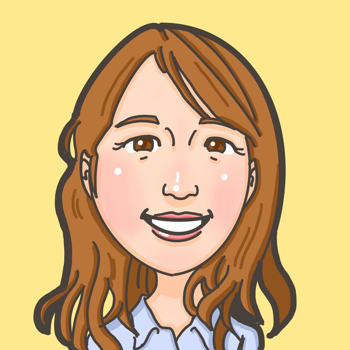 柔らかいタッチの似顔絵を描きます 。アイコンや名刺に使って自分をアピール！ イメージ5