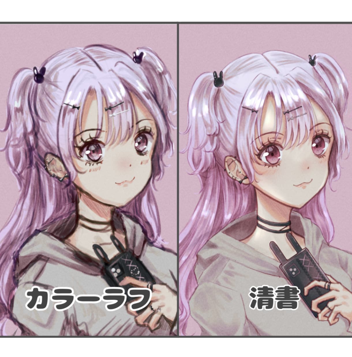 透明感のある女の子アイコンを作成します 地雷系、ポップ、大人っぽい、クールなどどんなイメージにも対応 イメージ4