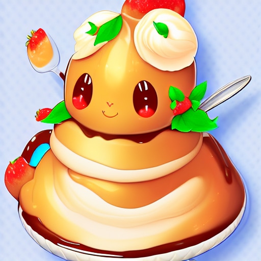 お菓子をキャラクター化したイラストを描きます 最低価格、格安、早い、イメージ図やキャッチコピーなどに最適 イメージ1