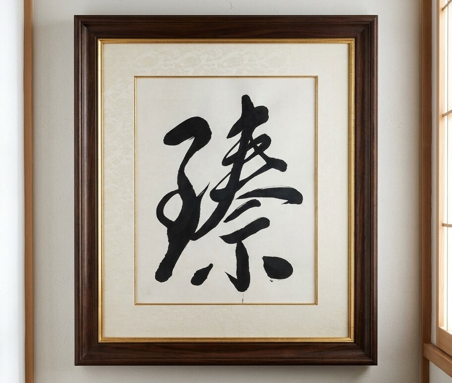心に寄り添う開運の一文字を筆で書き下ろします 「開運の一文字」をお守りとしてお使いください。 イメージ2