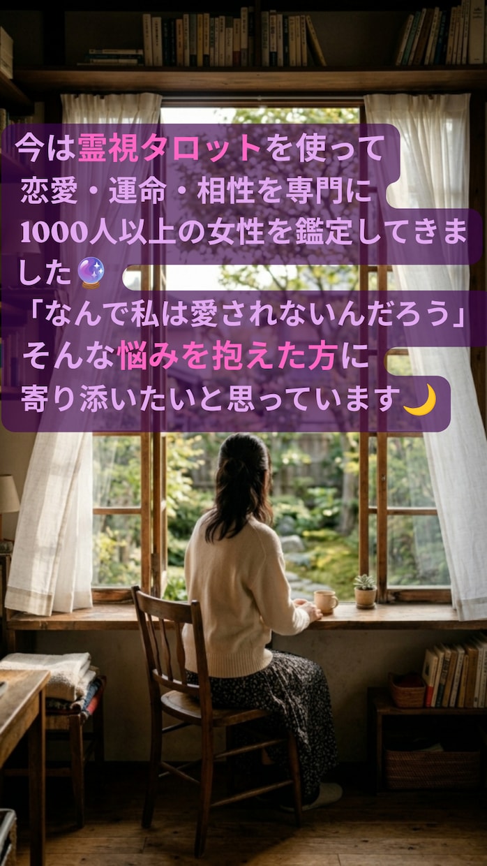 霊視タロットで相手の気持ちと未来を透視します 知りたいことをすべて追加料金なしで丁寧にお伝えします イメージ5