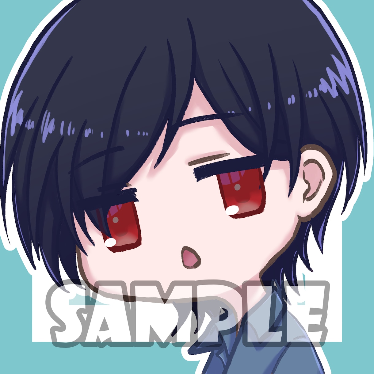 ゆるくてかわいいアイコンイラスト描きます SNSやブログ等のアイコンにどうぞ！ イメージ3
