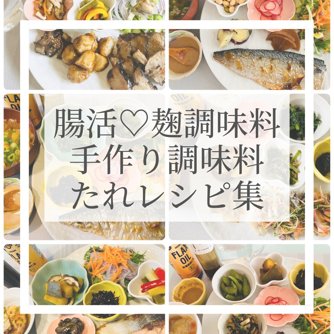 食べてキレイ！食べて健康！腸活レシピ教えます 麹調味料・手作り調味料・たれレシピ集 イメージ1