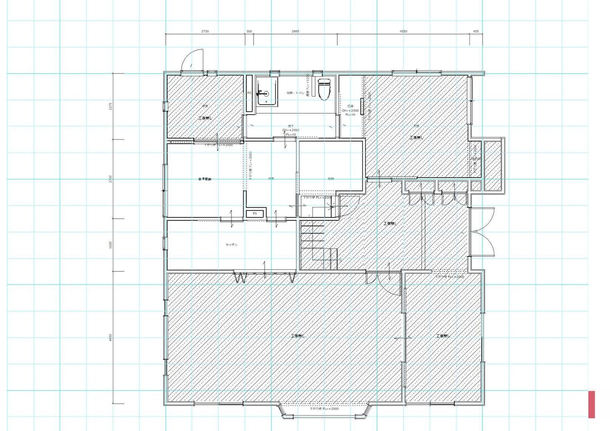 手書き図面をCAD化します 一級建築士が作図のお手伝いします イメージ2