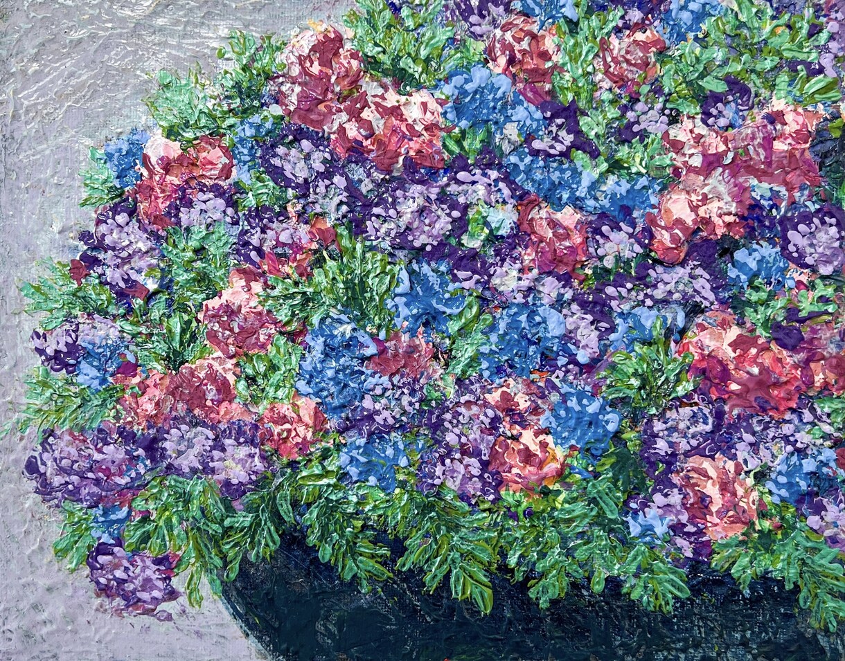 アクリル画、何が届くか楽しみなアートをお届けします 【原画】一点ずつ丁寧に描いたアクリル画を配送します。 イメージ1