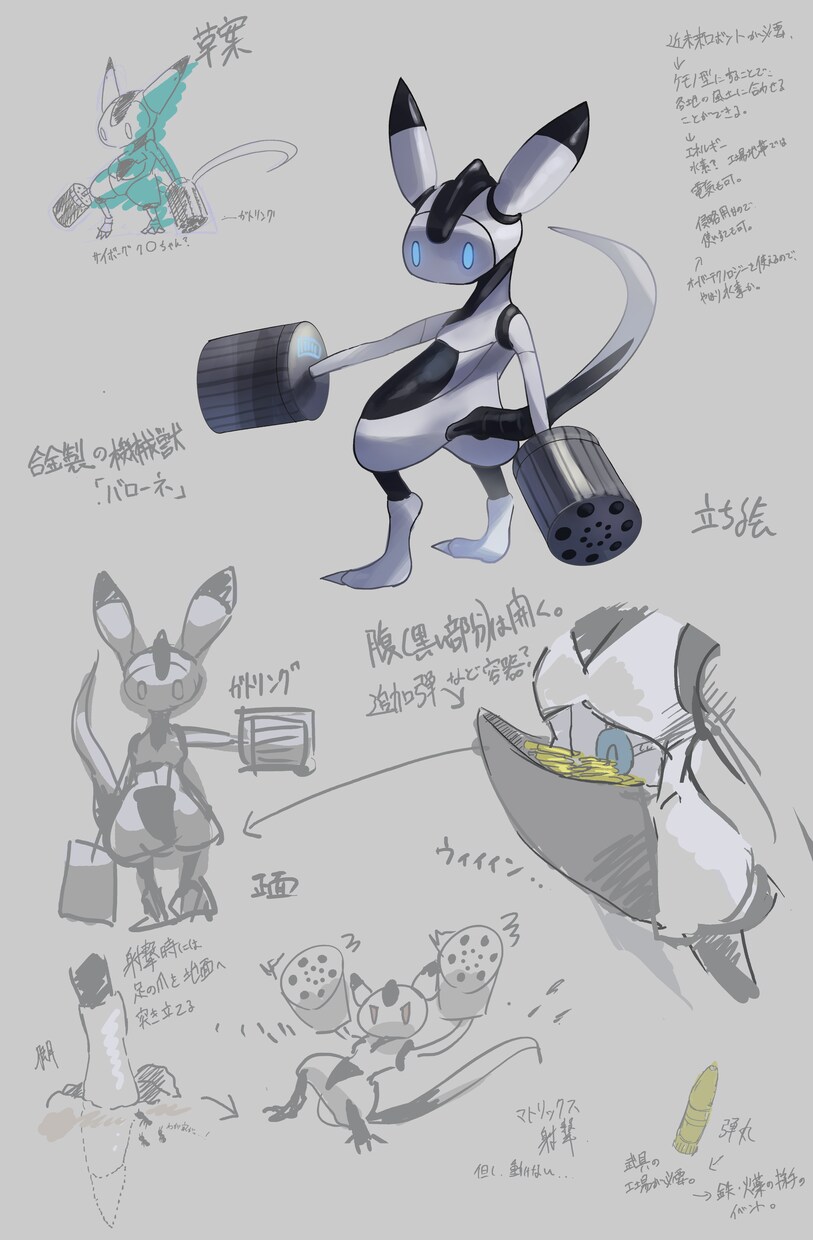１からマスコットのキャラクターデザイン制作します ゲームなどのキャラクター・モンスター制作します イメージ8