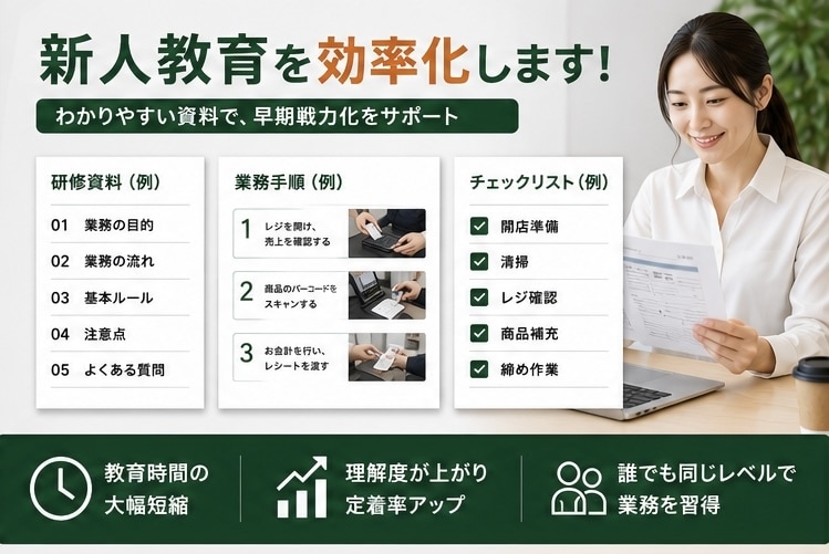 業務マニュアル作成を支援します 20店舗統括15年の実務経験で仕組み化支援 イメージ2