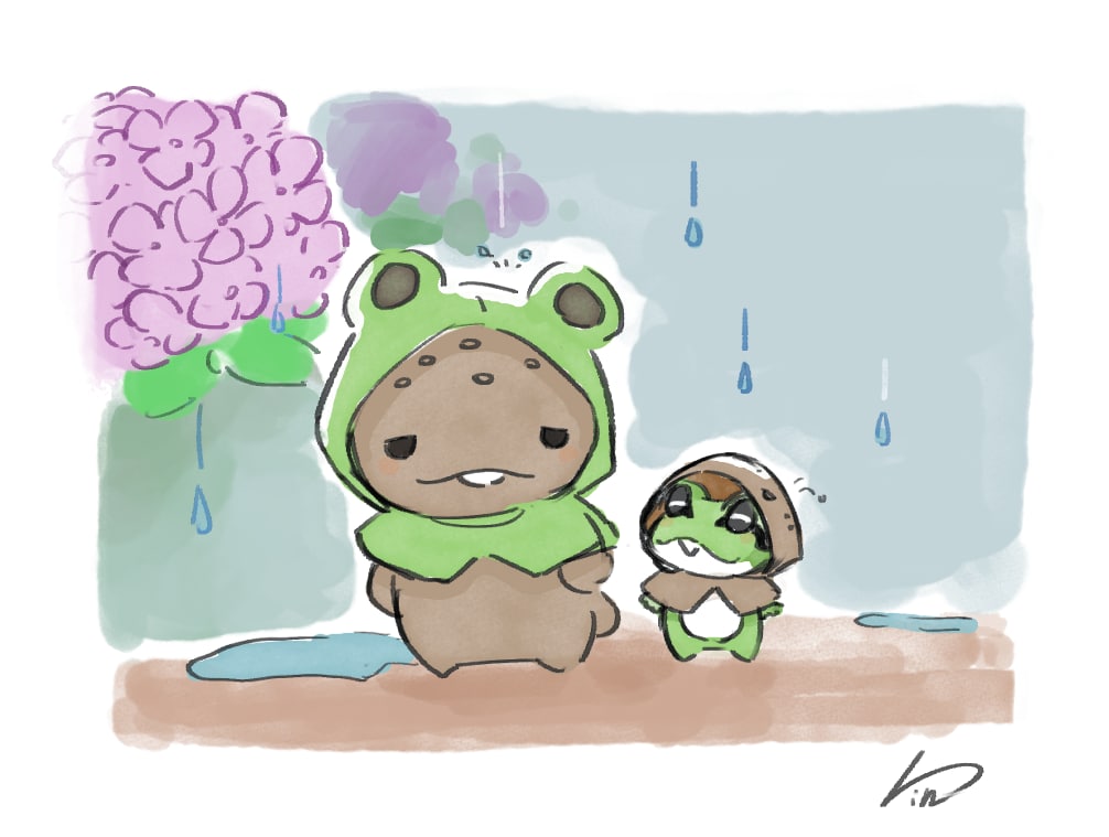 ゆるくてかわいい生き物のイラストを描きます 挿し絵やアイコン、グッズ等にいかがでしょうか イメージ2