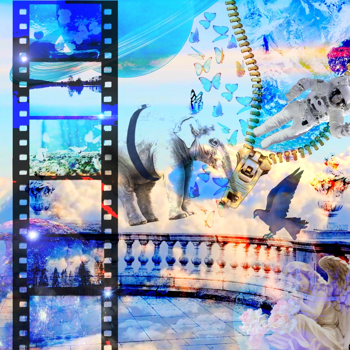 パッと目を惹くアー写、ジャケ写作成します 目を惹くアー写、ジャケ写をコラージュで作成いたします！ イメージ8