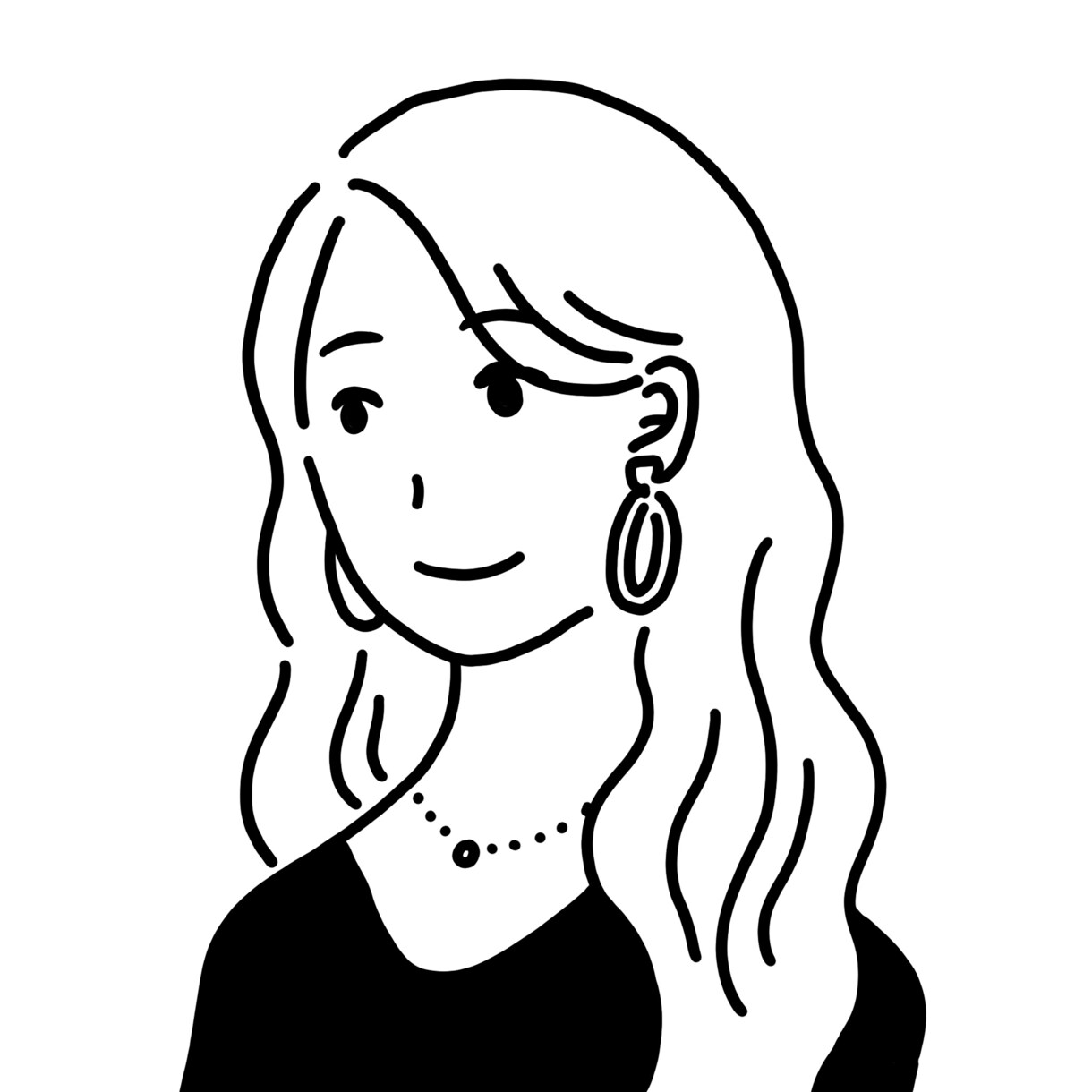 プロフィール画像＊おしゃれな似顔絵イラスト描きます 似顔絵制作の実績あります！個人・ビジネス用のSNSアイコンに イメージ6
