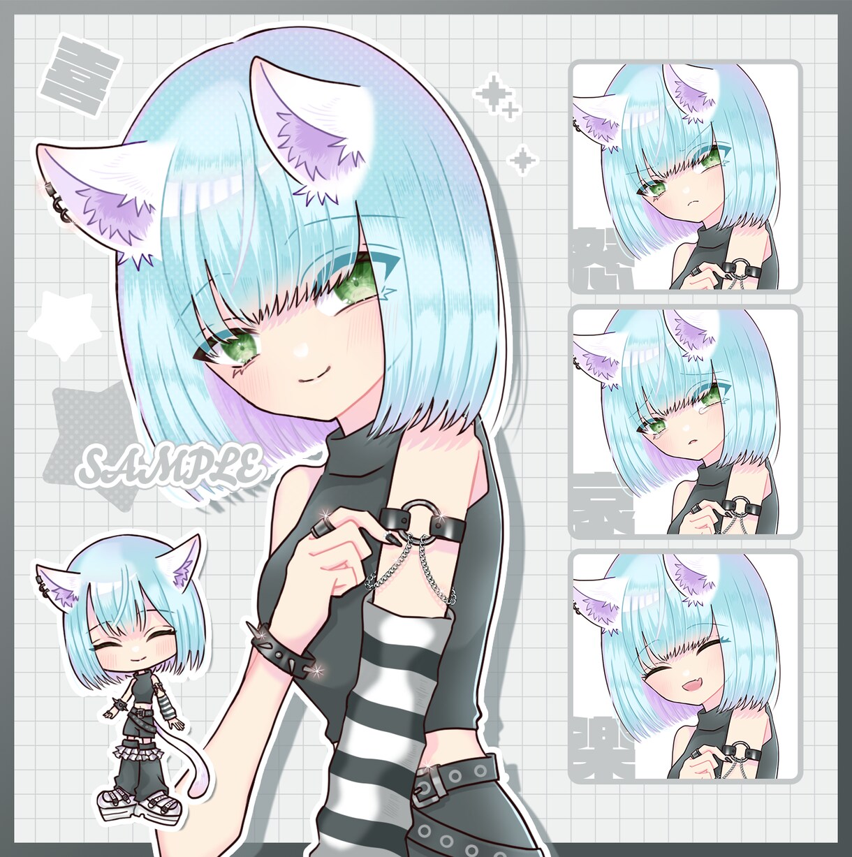 可愛い女の子、男の子のイラスト描きます SNSアイコン、サムネ、ヘッダー等の1枚絵描きます⁎⋆*﻿ イメージ4