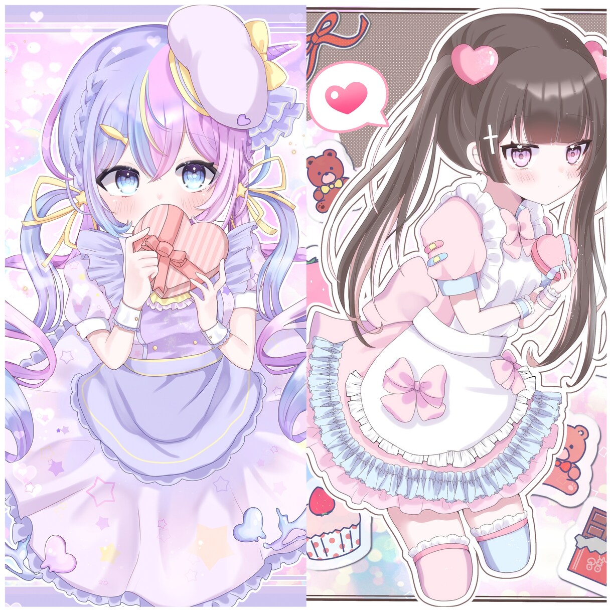 商用利用可！可愛いイラスト制作致します SNSアイコンや立ち絵など幅広く対応致します！ イメージ5