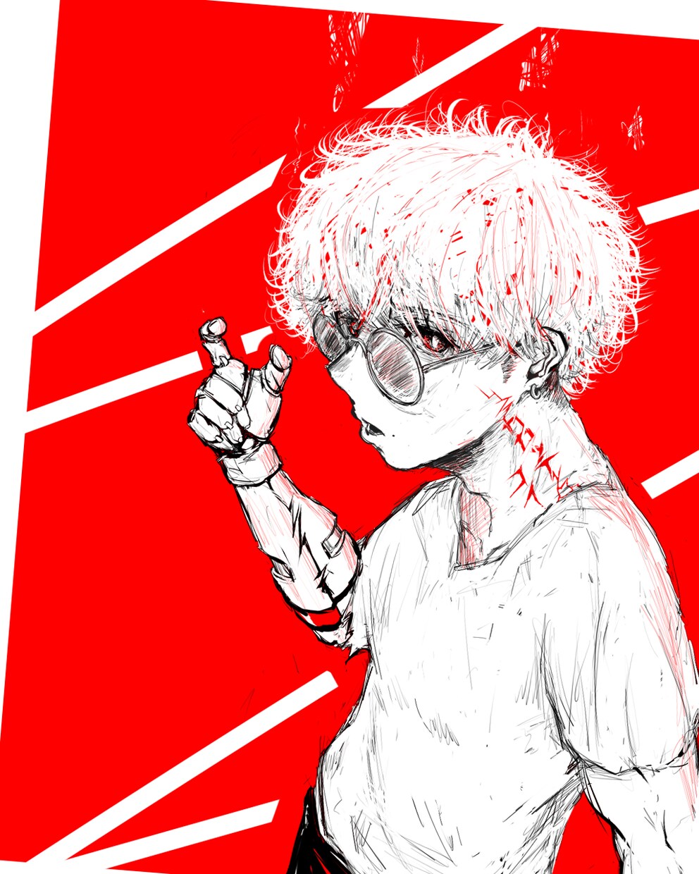 現役''専門学生''がかっこいいアイコンを作ります ペン画のようなシックでかっこいい絵のアイコンを描いています イメージ5
