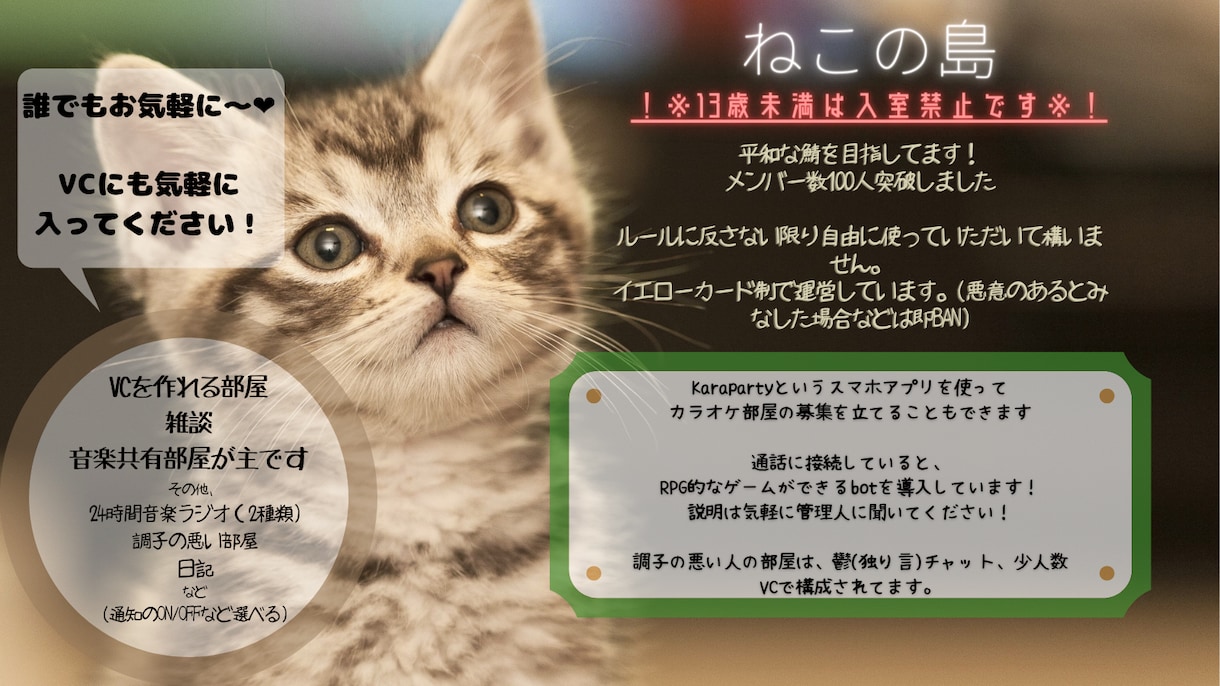 Discordのサーバー整備します Discord運営歴5年以上、サーバー制作10個以上。 イメージ2