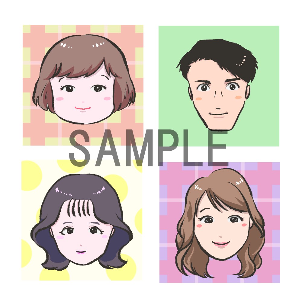 シンプルで親しみやすい手書き風アイコン作成します SNS用★キラキラしすぎないオトナ向けアイコン イメージ3