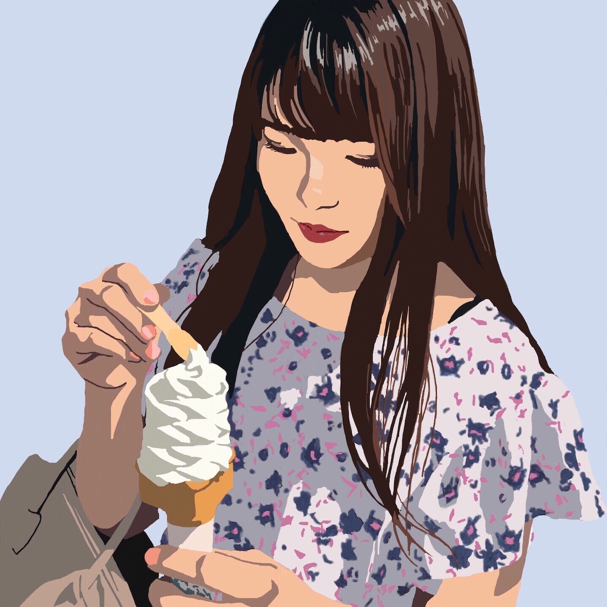シンプル線画イラスト描きますます SNSのアイコンやギフトカードなどに♡ イメージ4