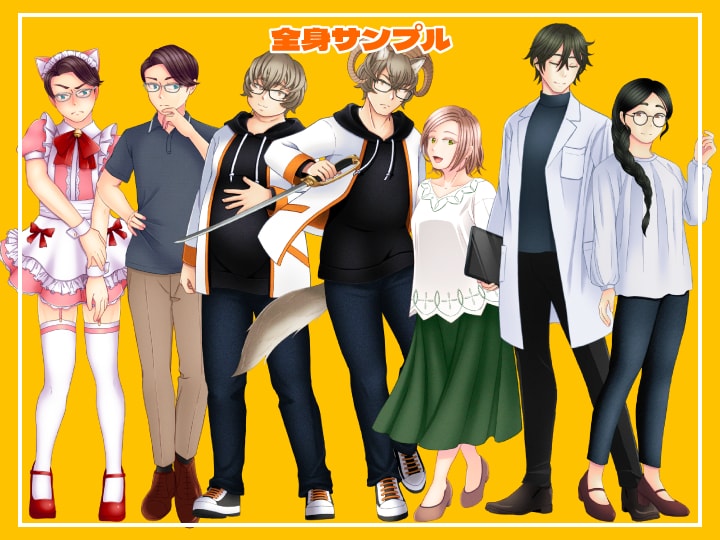 TRPG向けの立ち絵イラストを作成します 通常納期10日　特急対応あり（最速3日） イメージ3