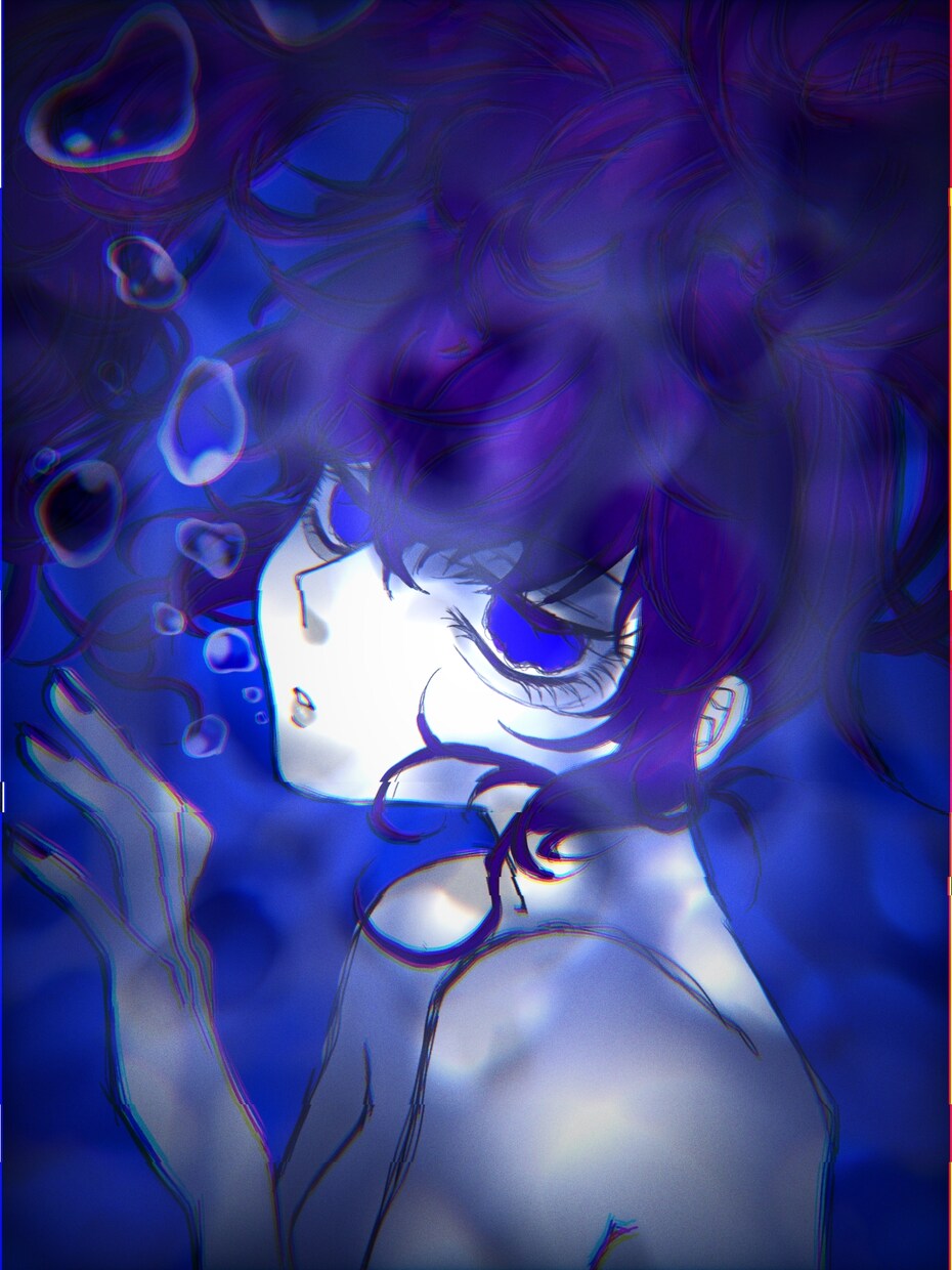 中性、無機質、ダークなイラスト制作いたします 独特な世界観、理想、御要望をお作りいたします。 イメージ1