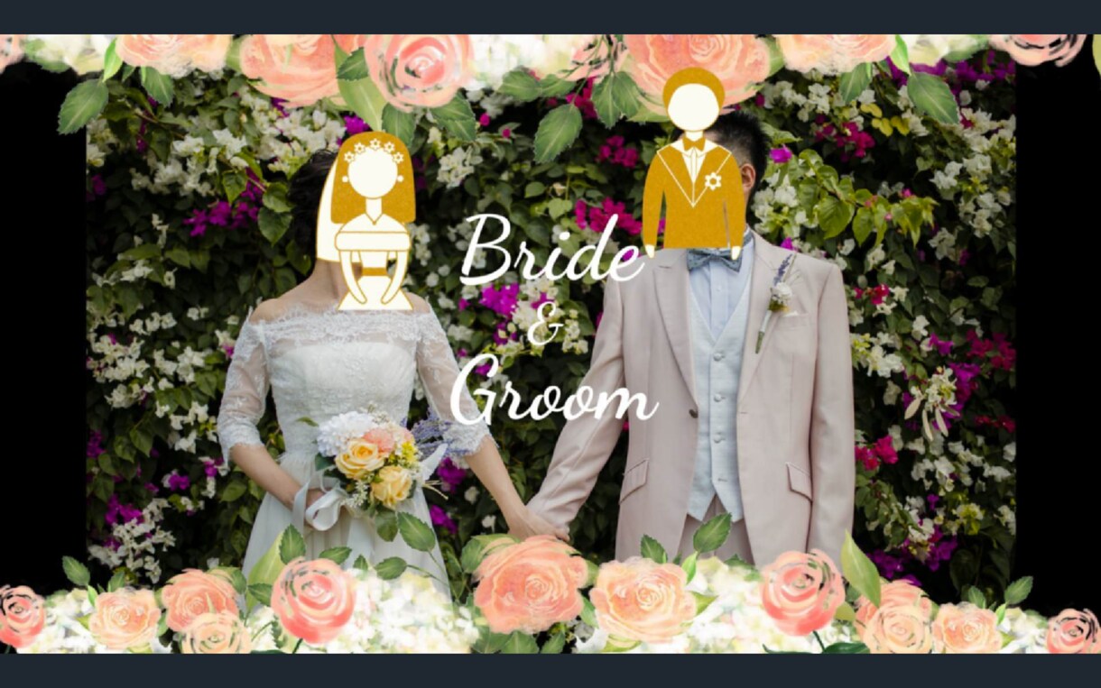 結婚式のプロフィールムービーを制作します おしゃれかわいい！エレガント！現在お得プライスにて対応中☆ イメージ4