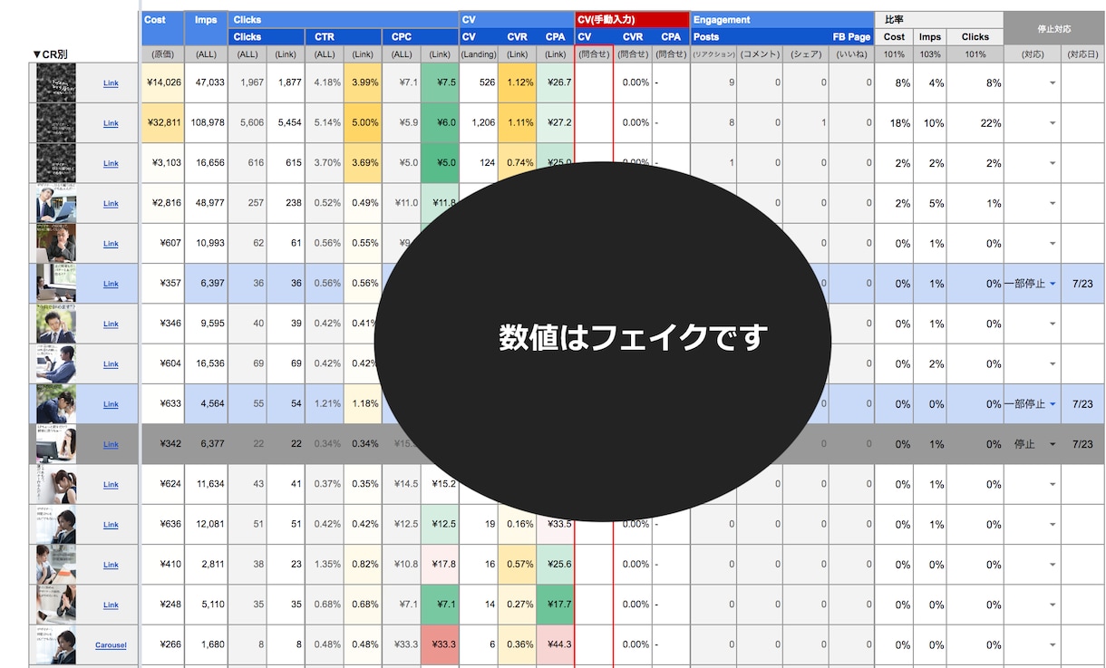 プロのコンサルタントが便利なエクセル表を作ります 《1シート5,000円〜》提案のプロがあなたの管理をサポート イメージ10
