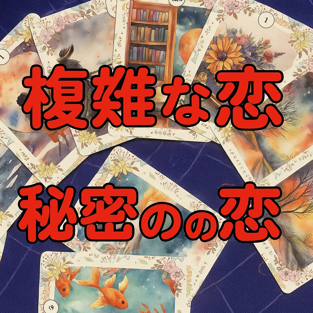 複雑な恋や秘密の恋、誰にも言えない恋の行方占います 複雑な恋や秘密の恋などの悩み、相手の気持ちや相性、2人の未来 イメージ2
