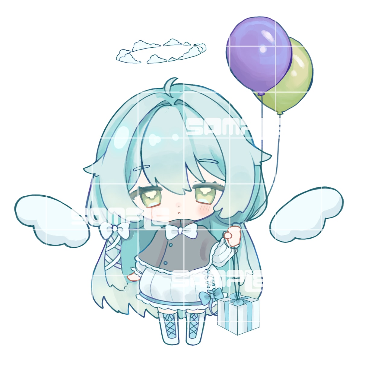 かわいいSDキャラを制作します 商用利用可、キャラデザ依頼も受け付けています イメージ2