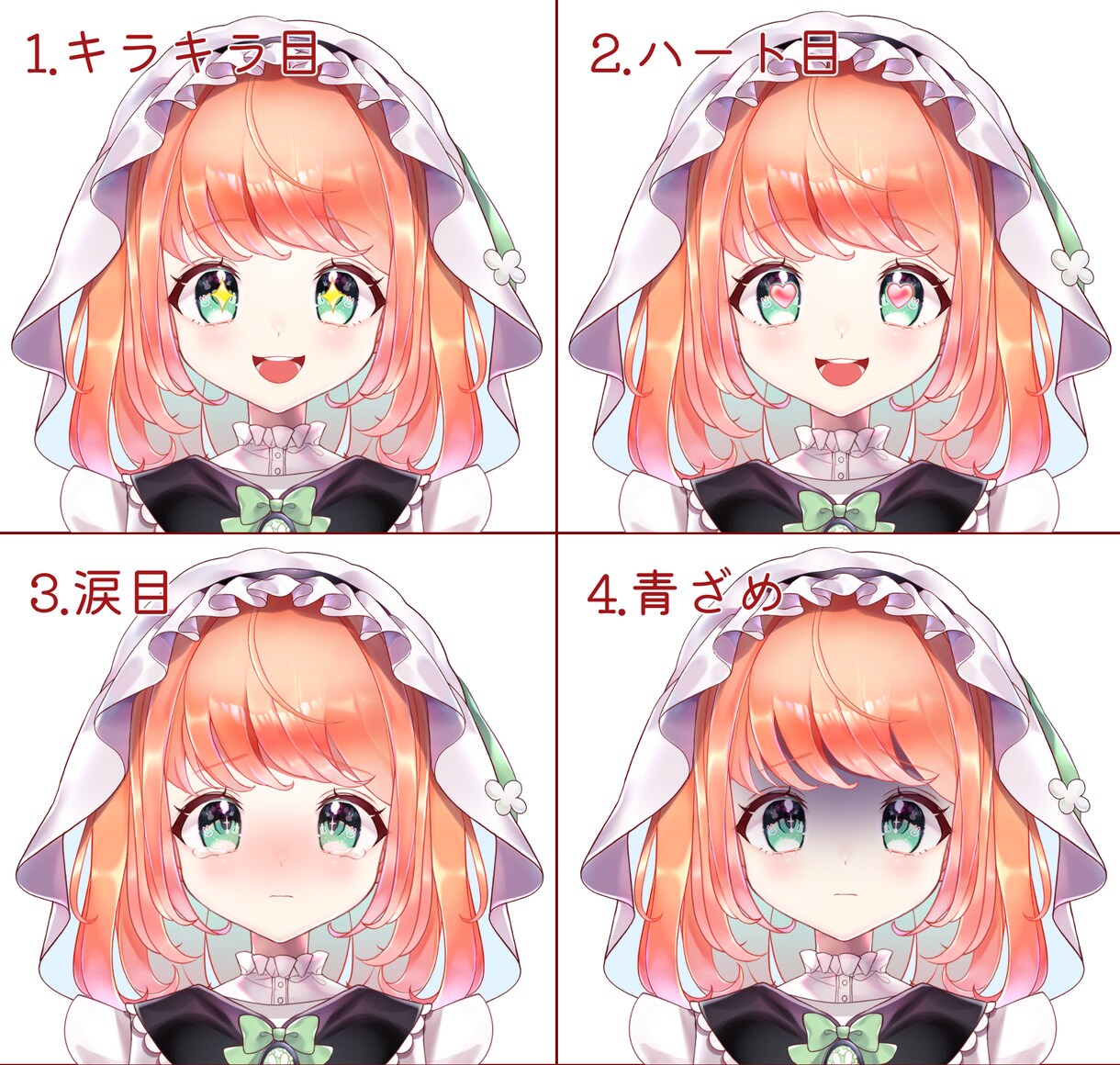 イラストからVtuberモデル制作をいたします デザインからLive2Dモデリングまで可能です！ イメージ4