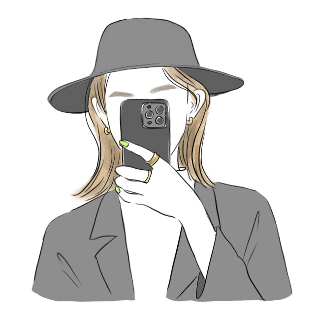 オシャレに顔を隠した似顔絵描きます 副業等で顔バレNGの方、雰囲気のある似顔絵が欲しい方へ イメージ5