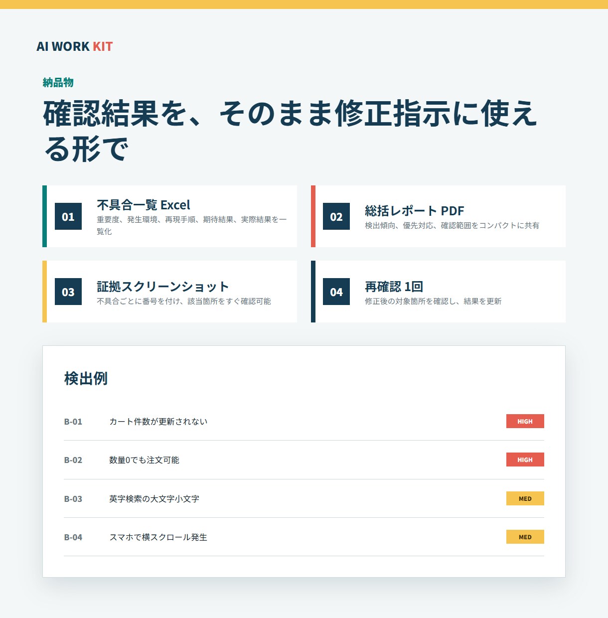 Web・アプリの不具合を画像付きで確認します PC・スマホを確認し再現手順付きで納品 イメージ3