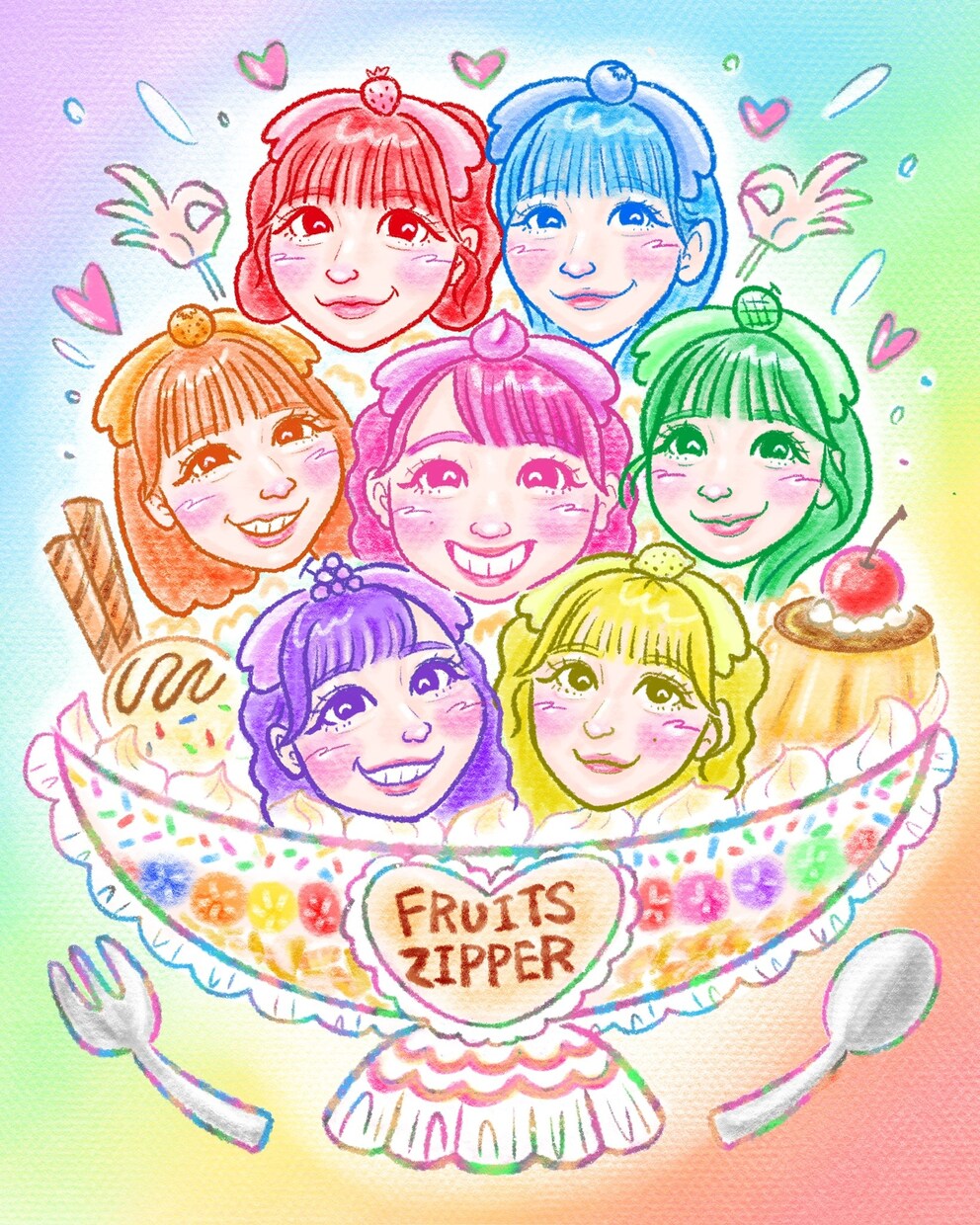 ニコッとあったかい似顔絵＊データ納品します 記念日・プレゼント・思い出に♡ラフ確認ありで安心です◎ イメージ8