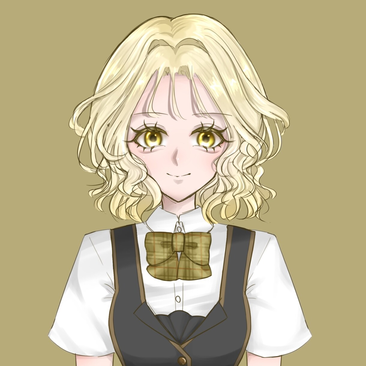 バストアップの正面向きアイコン描きます 二次創作夢主アイコンやオリキャライメージ画などに‪‪ イメージ4