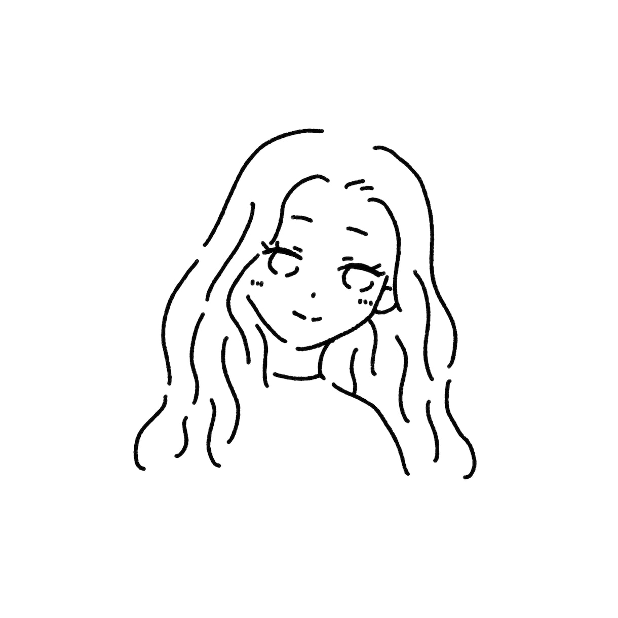 SNS用のアイコン・似顔絵作成します シンプルだけどおしゃれで目を引くアイコン作成に努めます！ イメージ7