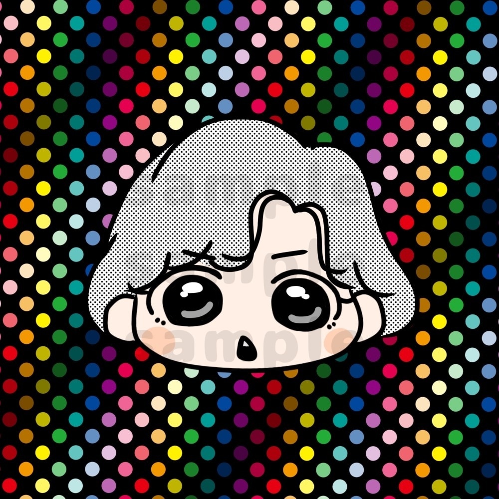 最短翌日♪商用可★SNSアイコン作成します ゆるキャラ風でかわいいお顔アイコン♪ イメージ4