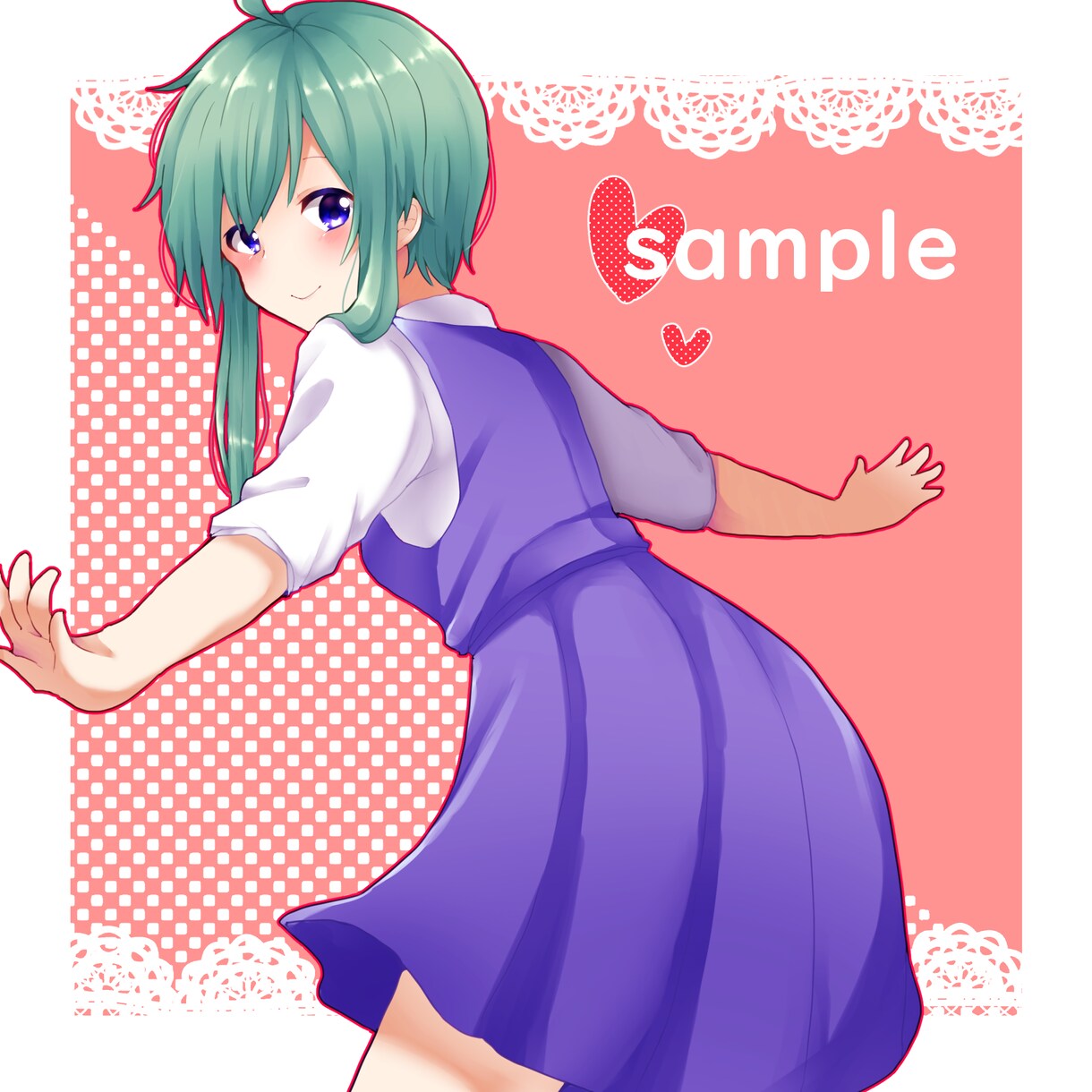 可愛い系のアイコン描きます 二頭身のちびキャラから普通頭身の子まで対応可能です！ イメージ4