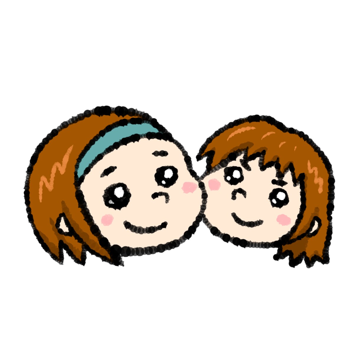 アイコン用の似顔絵を描きます シンプルで柔らかいタッチの似顔絵を作成します！ イメージ7
